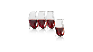 Crystal Port and Dessert Wine Sippers, Dry Sherry, Cordial, Aperitif & Nosing Copitas Tasting Glass - Dinner Drink Glassware Glasses | Set of 4 - 3 oz Sipper | - The Wine Savant-0