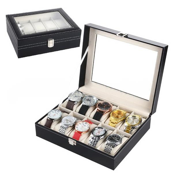 High-grade Leather Watch Collection Storage Box